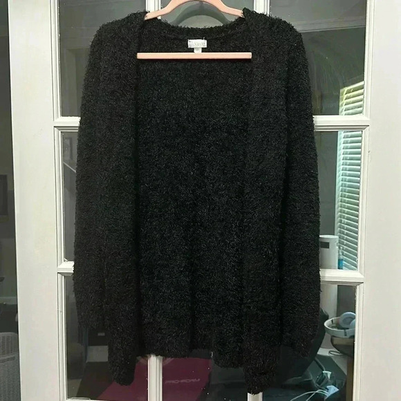 NWOT! Size Medium Decree Cardigan in Black - Picture 4 of 7